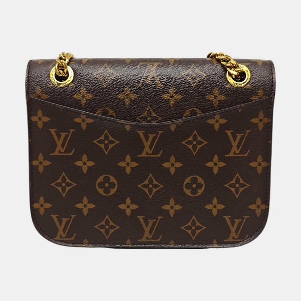 PASSY Monogram Coated Canvas Brown
