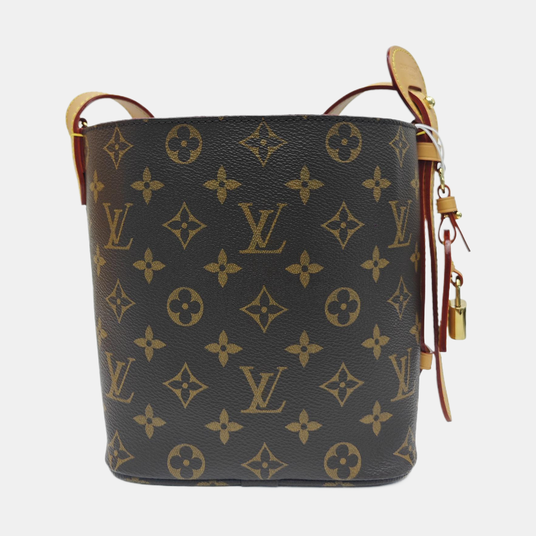 ALL IN Monogram Coated Canvas Brown
