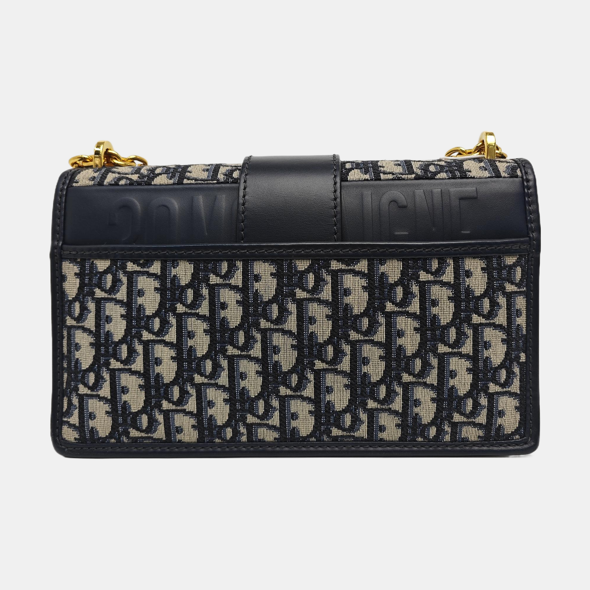 30 Montaigne Oblique Canvas Blue
