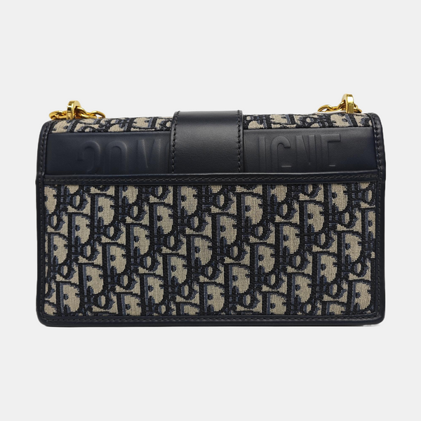 30 Montaigne Oblique Canvas Blue