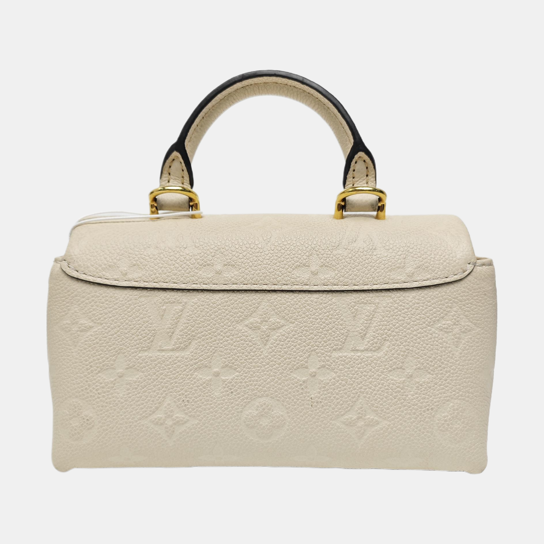 NANO MADELEINE Nano Monogram Calfskin Beige