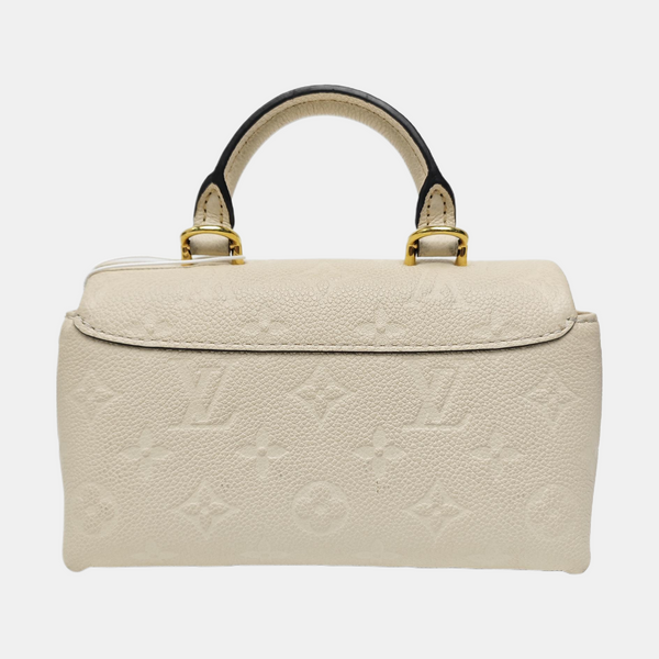 NANO MADELEINE Nano Monogram Calfskin Beige