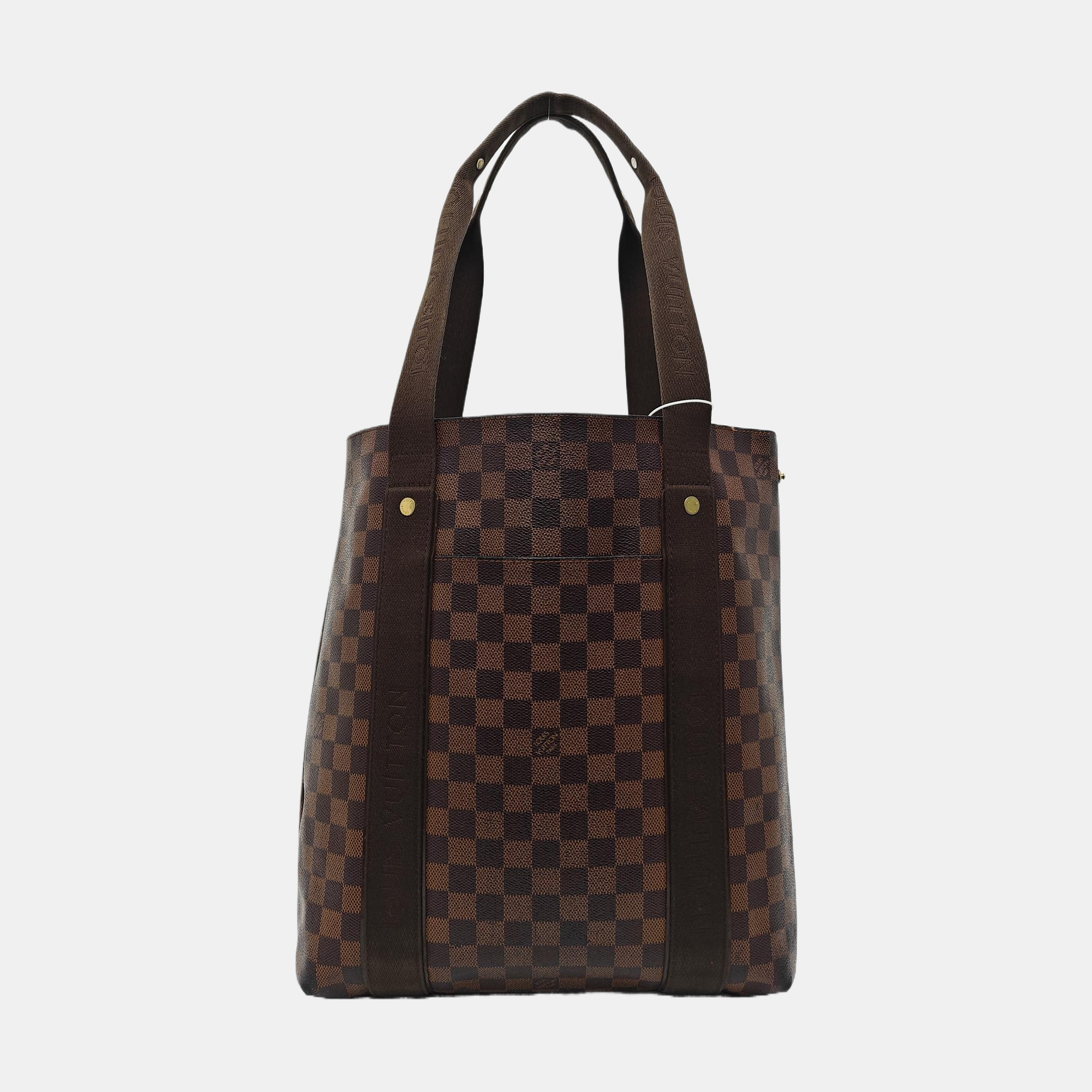 VINTAGE BEAUBOURG Damier Ebene Coated Canvas Brown