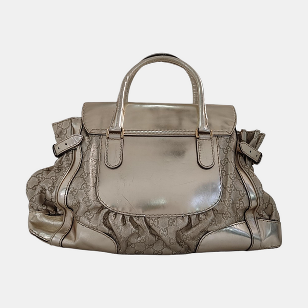 Queen Monogram Calfskin Gold