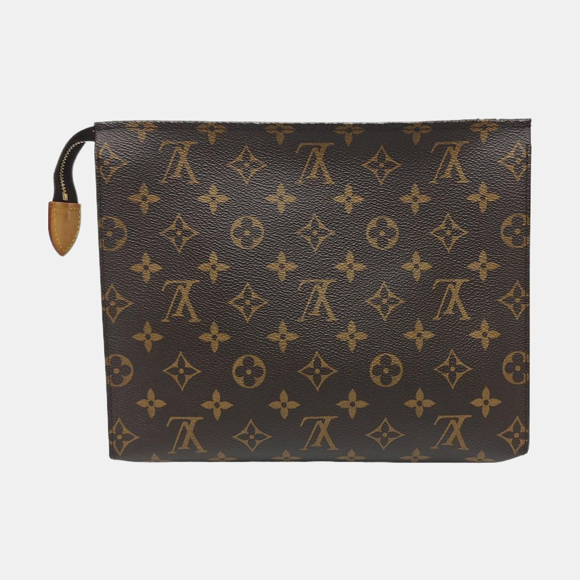 TOILET POCKET 26 Monogram Coated Canvas Brown