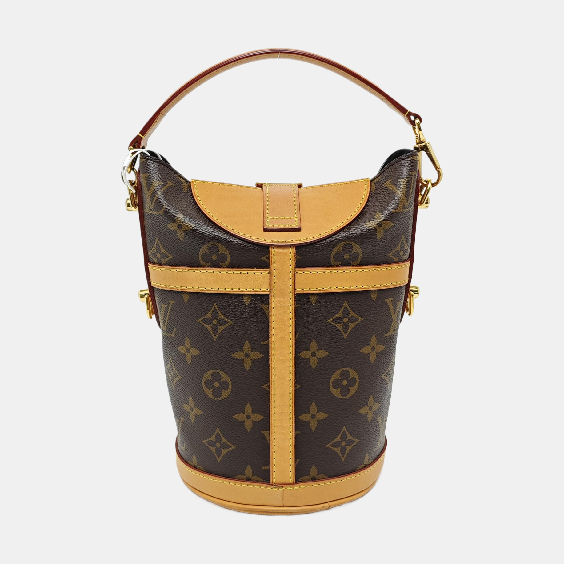DUFFLE Monogram Coated Canvas Brown