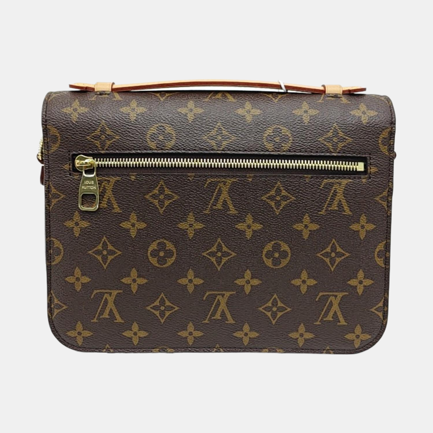 MÉTIS MM Monogram Coated Canvas Brown