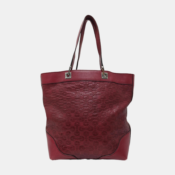 Calfskin Tote Bag Red