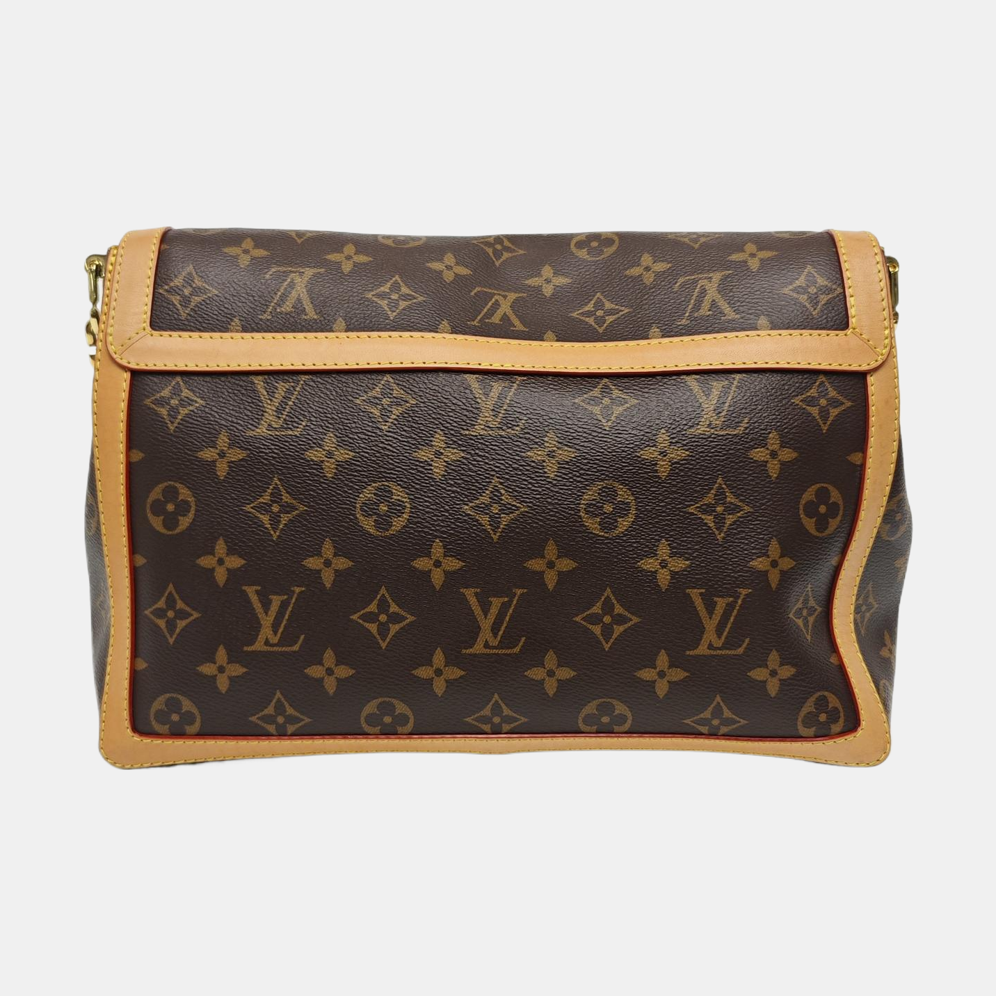 DAUPHINE GM Monogram Coated Canvas Brown