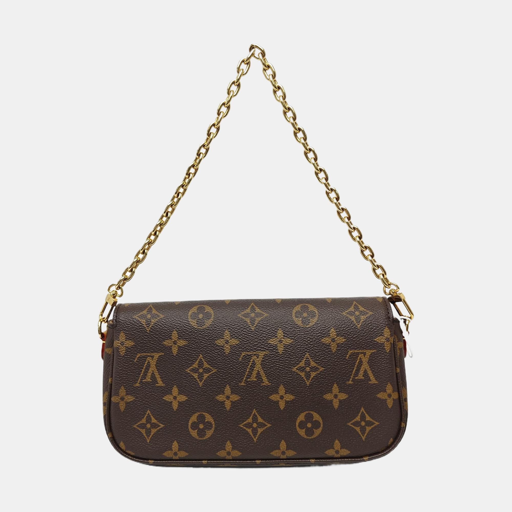 IVY Monogram Coated Canvas Brown