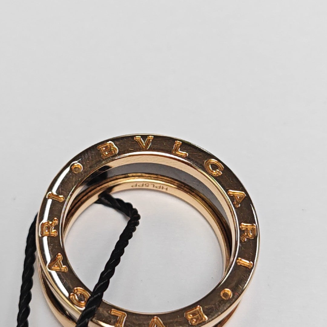 B.ZERO1 18k Rose Gold Ring EU 55