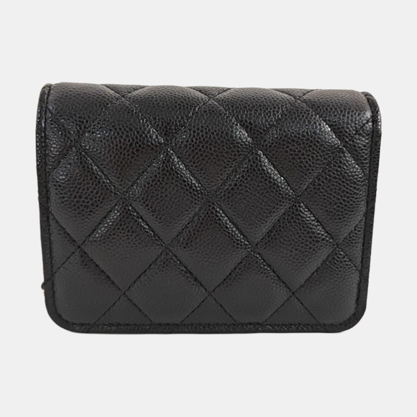 WOC Quilted Grained Calfskin Black