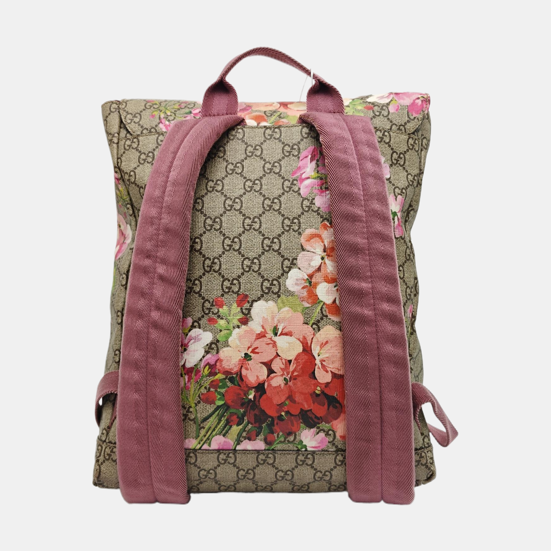 GG Blooms Monogram Coated Canvas Beige