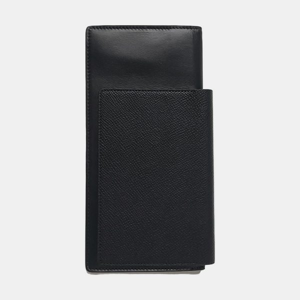 Calfskin Card Holder Black