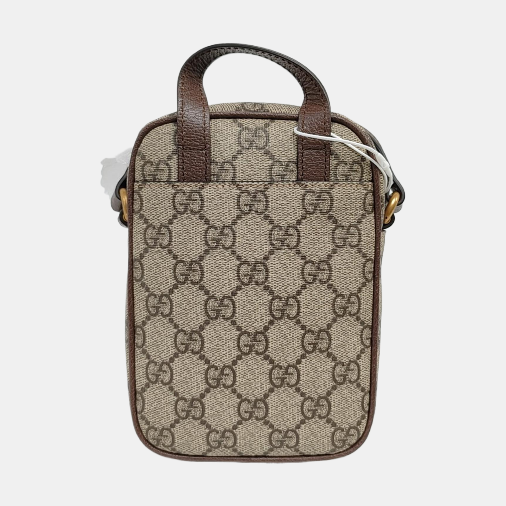 Authenticated pre-owned  Ophidia Mini Monogram Coated Canvas Beige - Shoulder Bag at Looply