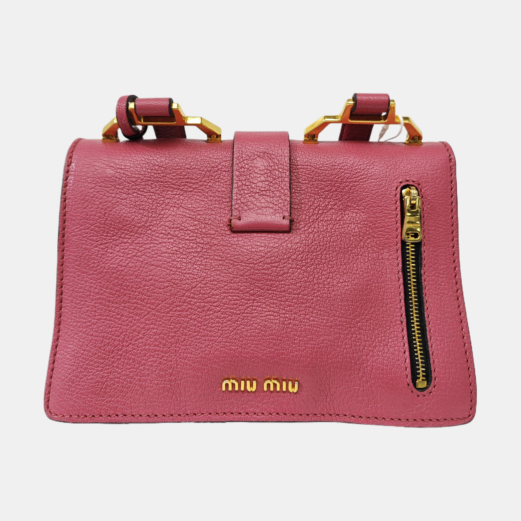 Calfskin Shoulder Bag Red