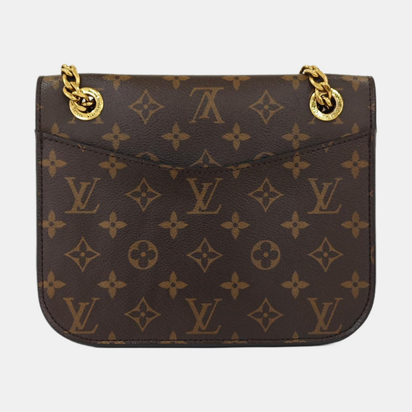PASSY Monogram Coated Canvas Brown