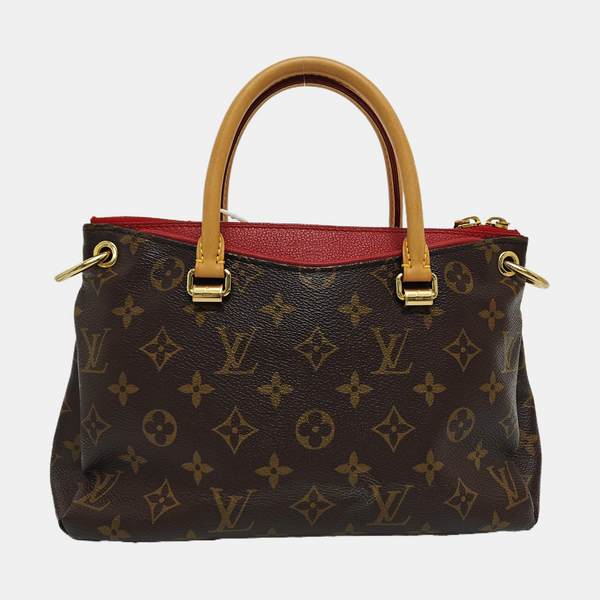 PALLAS BB Monogram Coated Canvas Brown