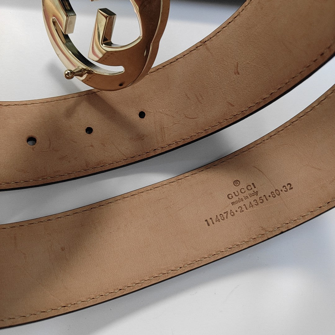 Leather Belt Purple
