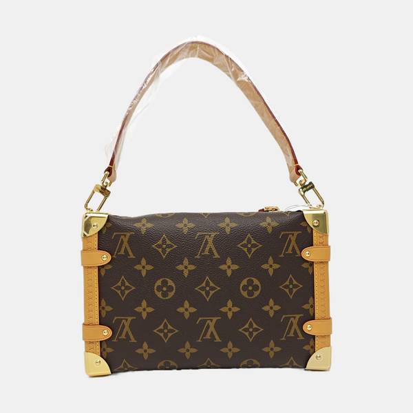 SIDE TRUNK MM Monogram Coated Canvas Brown