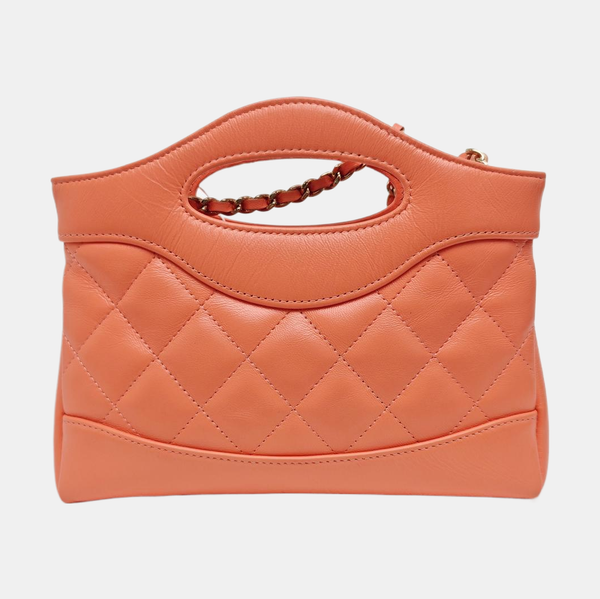 CHANEL 31 Nano Quilted Lambskin Pink
