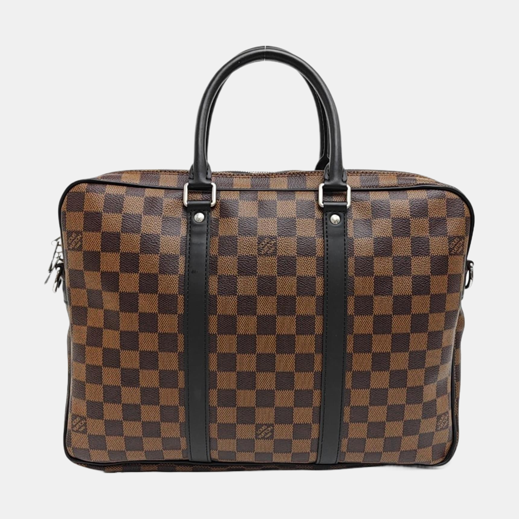 PORTE-DOCUMENTS PM Damier Ebene Coated Canvas Brown