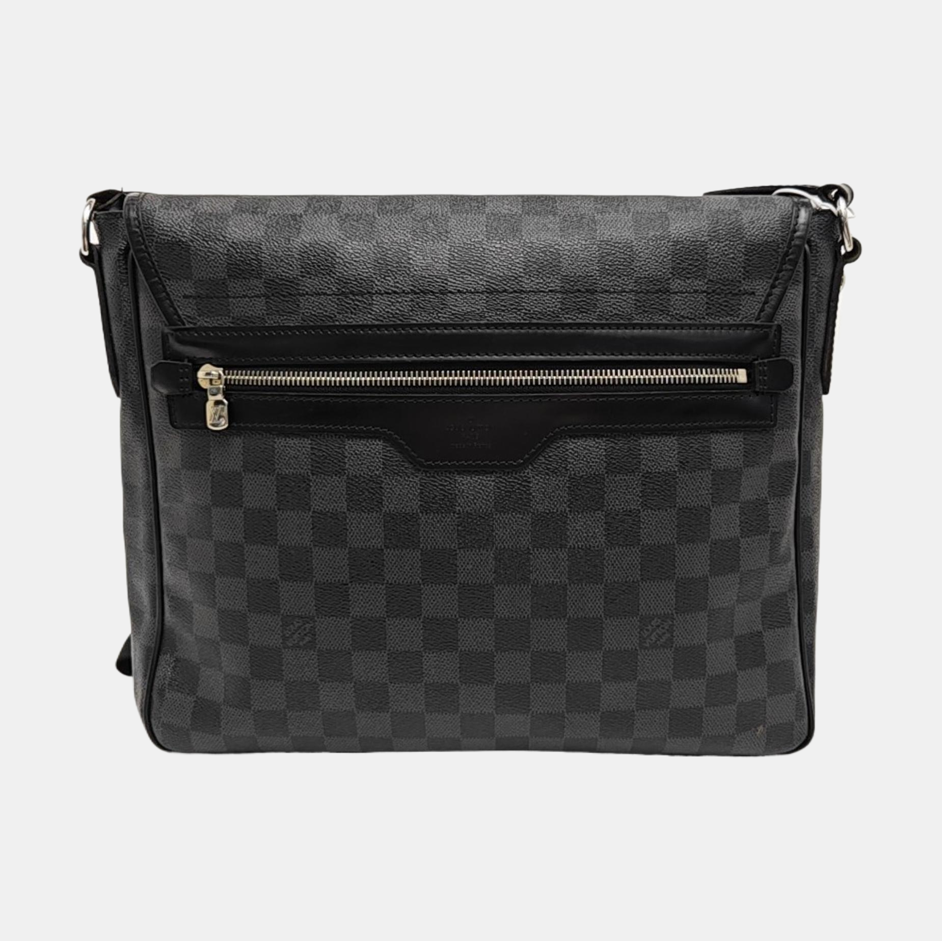DANIEL Damier Graphite Coated Canvas Gray