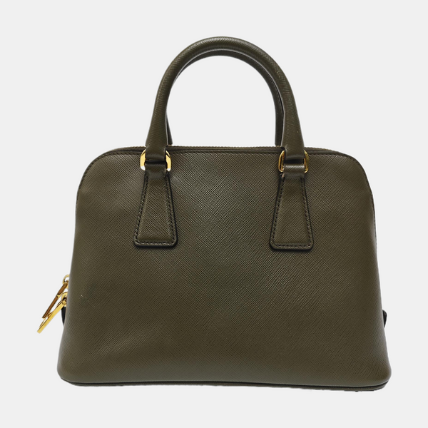 Promenade Small Saffiano Calfskin Green