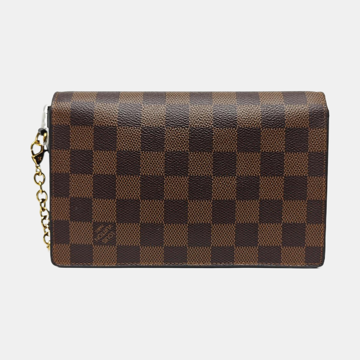 VAVIN Damier Ebene Coated Canvas Brown