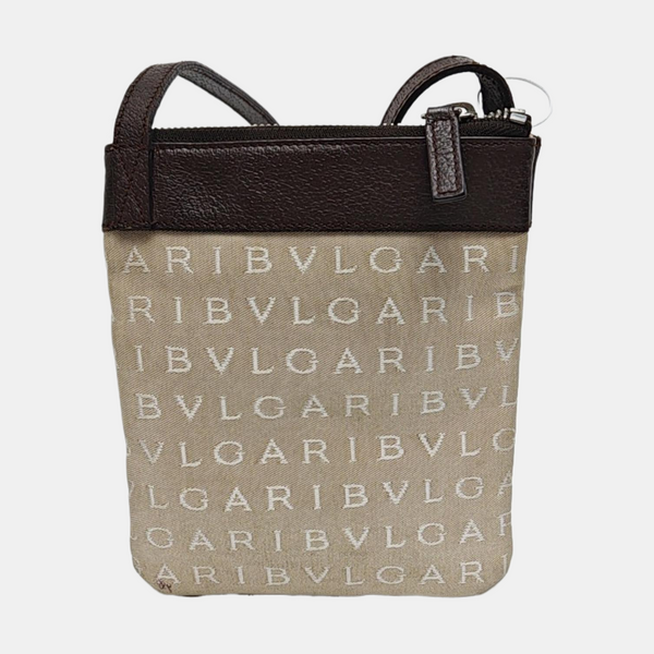 LOGO MANIA Canvas Brown