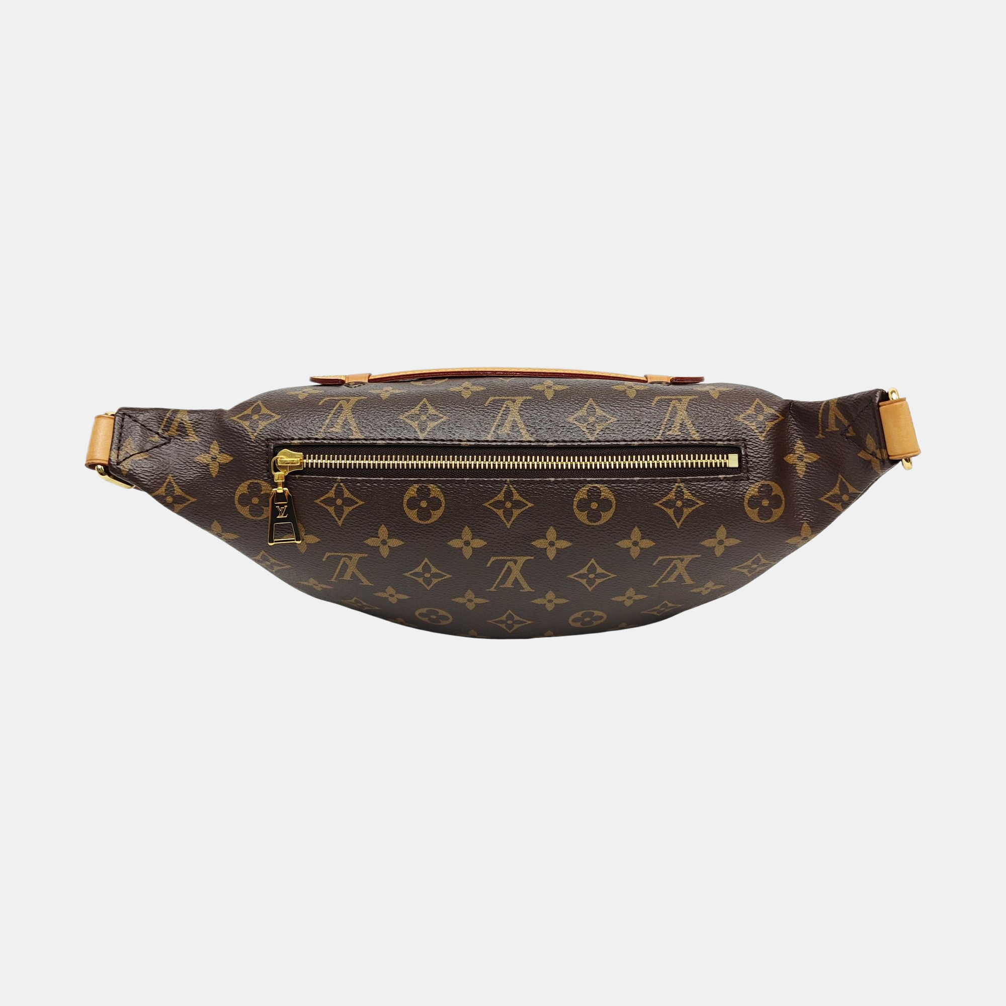 BUMBAG Monogram Coated Canvas Brown