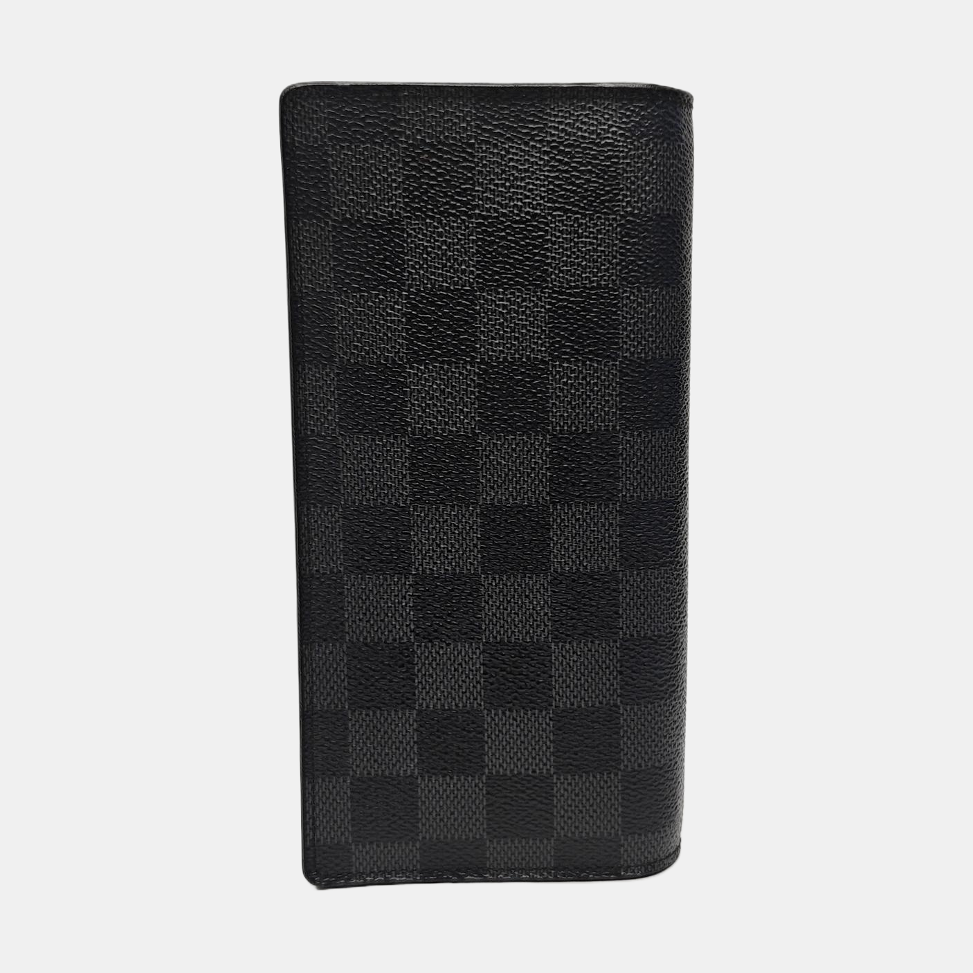 BRAZZA Damier Graphite Coated Canvas Black Wallet