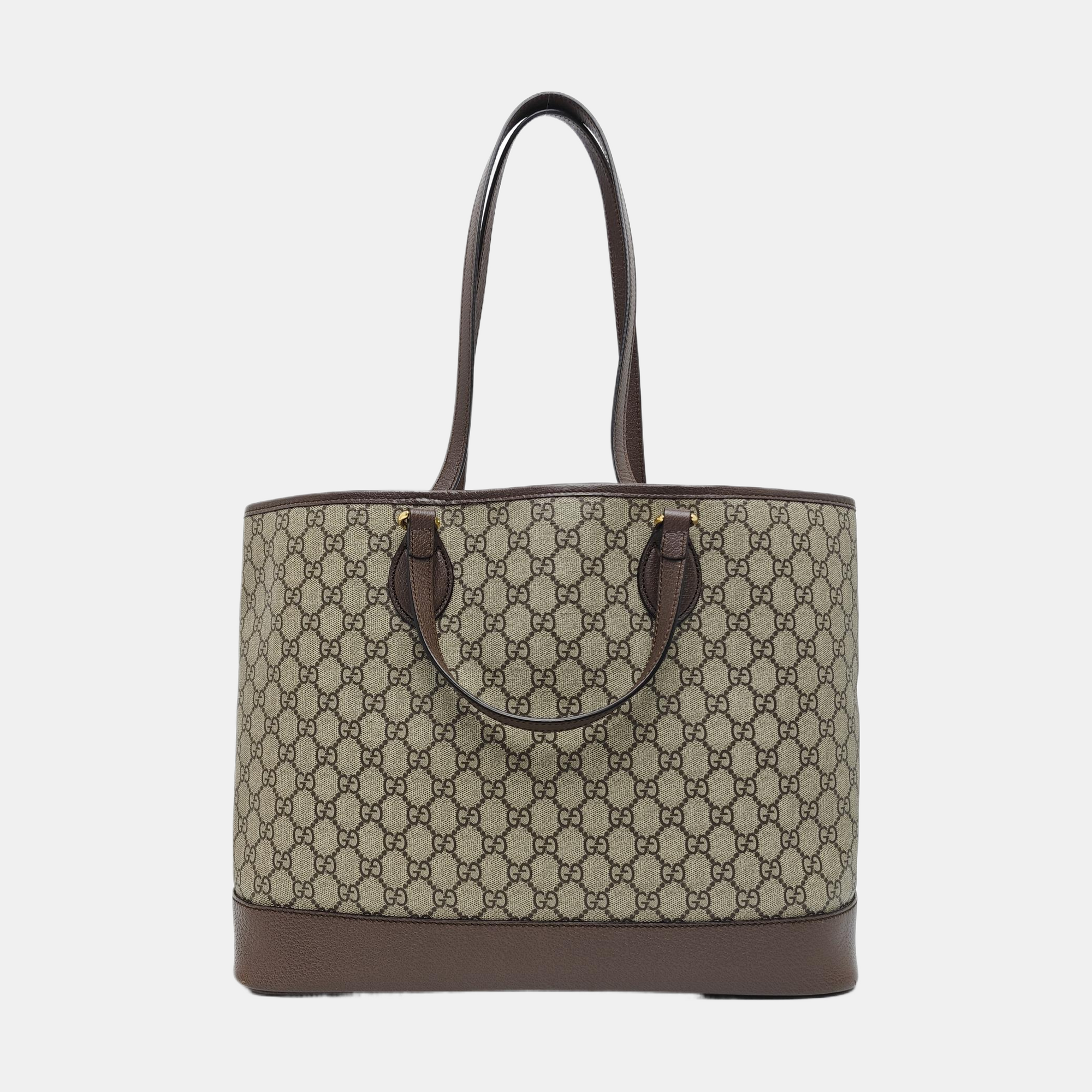Monogram Coated Canvas Top Handle Bag Beige