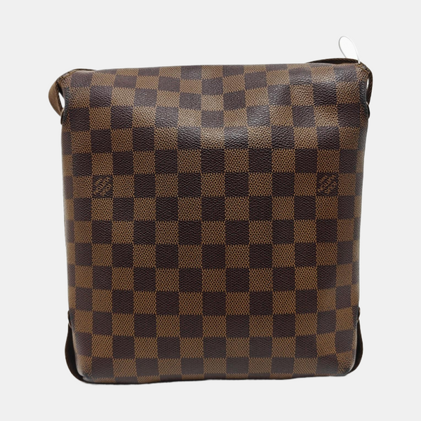 BROOKLYN PM Damier Ebene Coated Canvas Brown