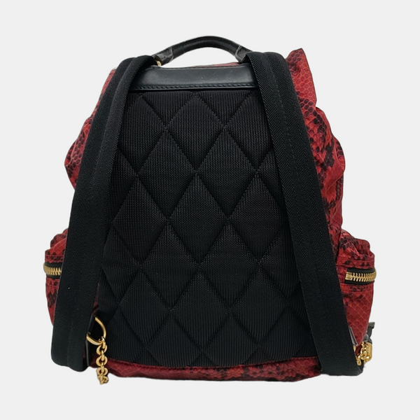 The Rucksack Medium Nylon Red