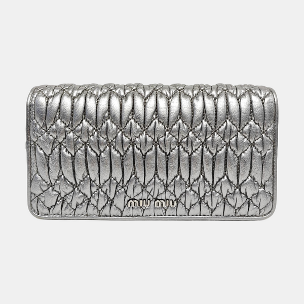 Crystal Lambskin Gray