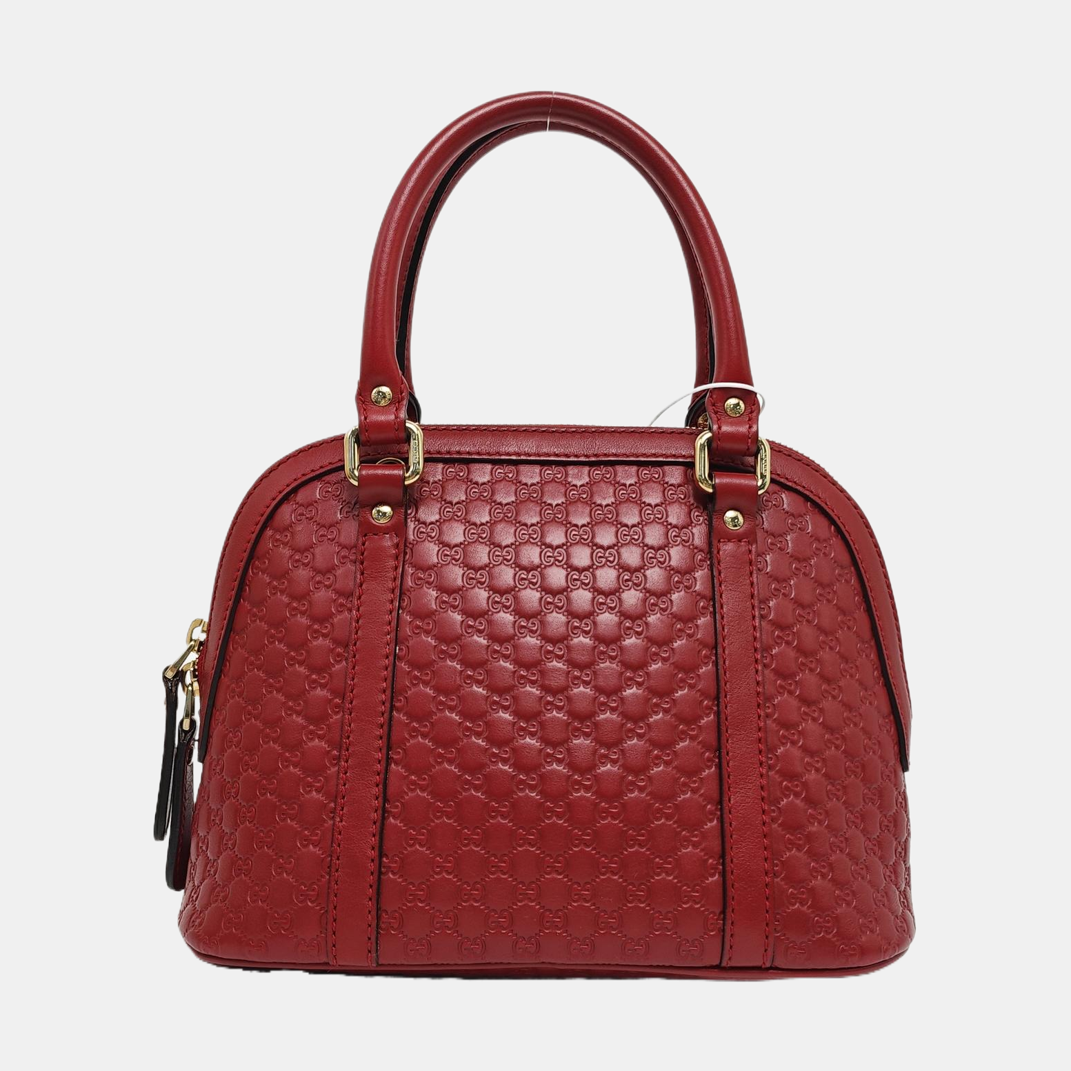 Microguccissima Monogram Calfskin Red