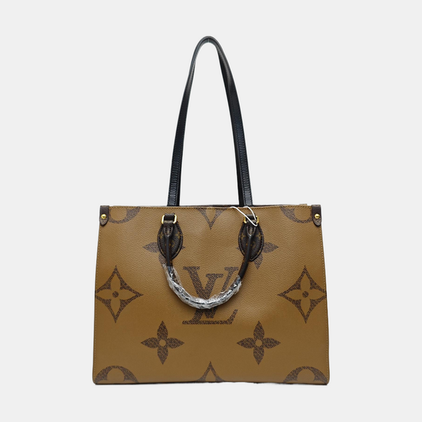 ONTHEGO MM Monogram Coated Canvas Brown