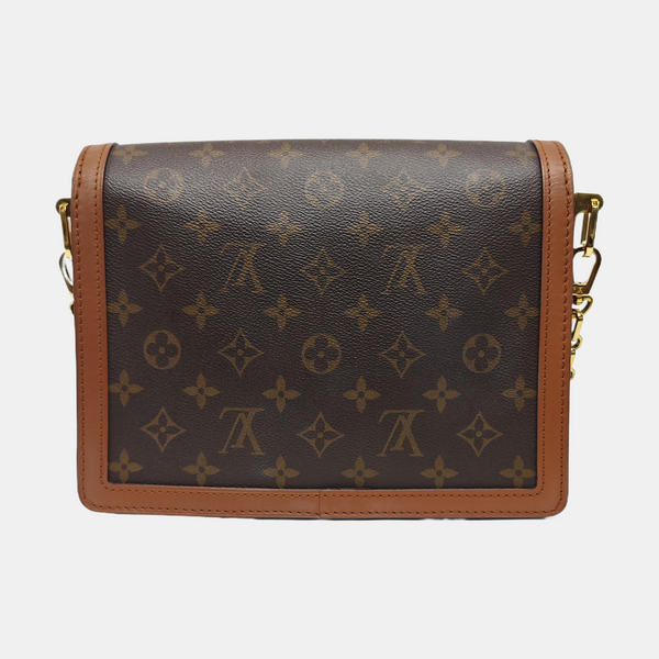 DAUPHINE MM Monogram Coated Canvas Brown
