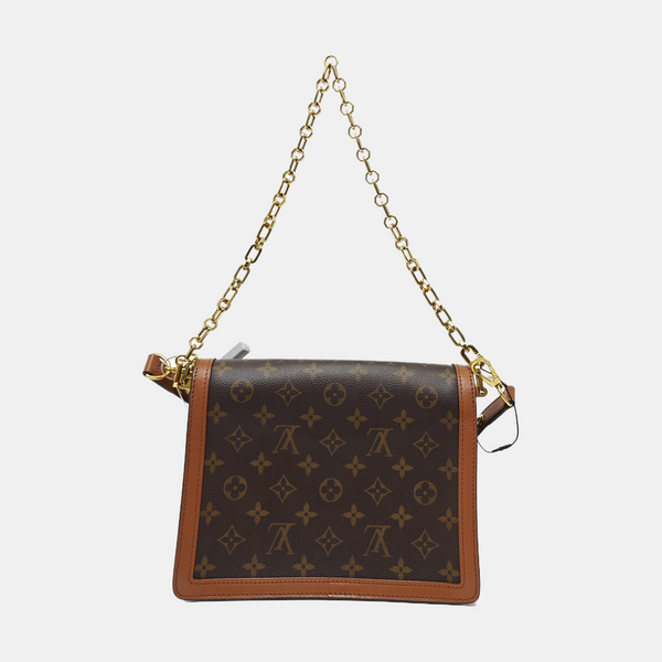 DAUPHINE MM Monogram Coated Canvas Brown