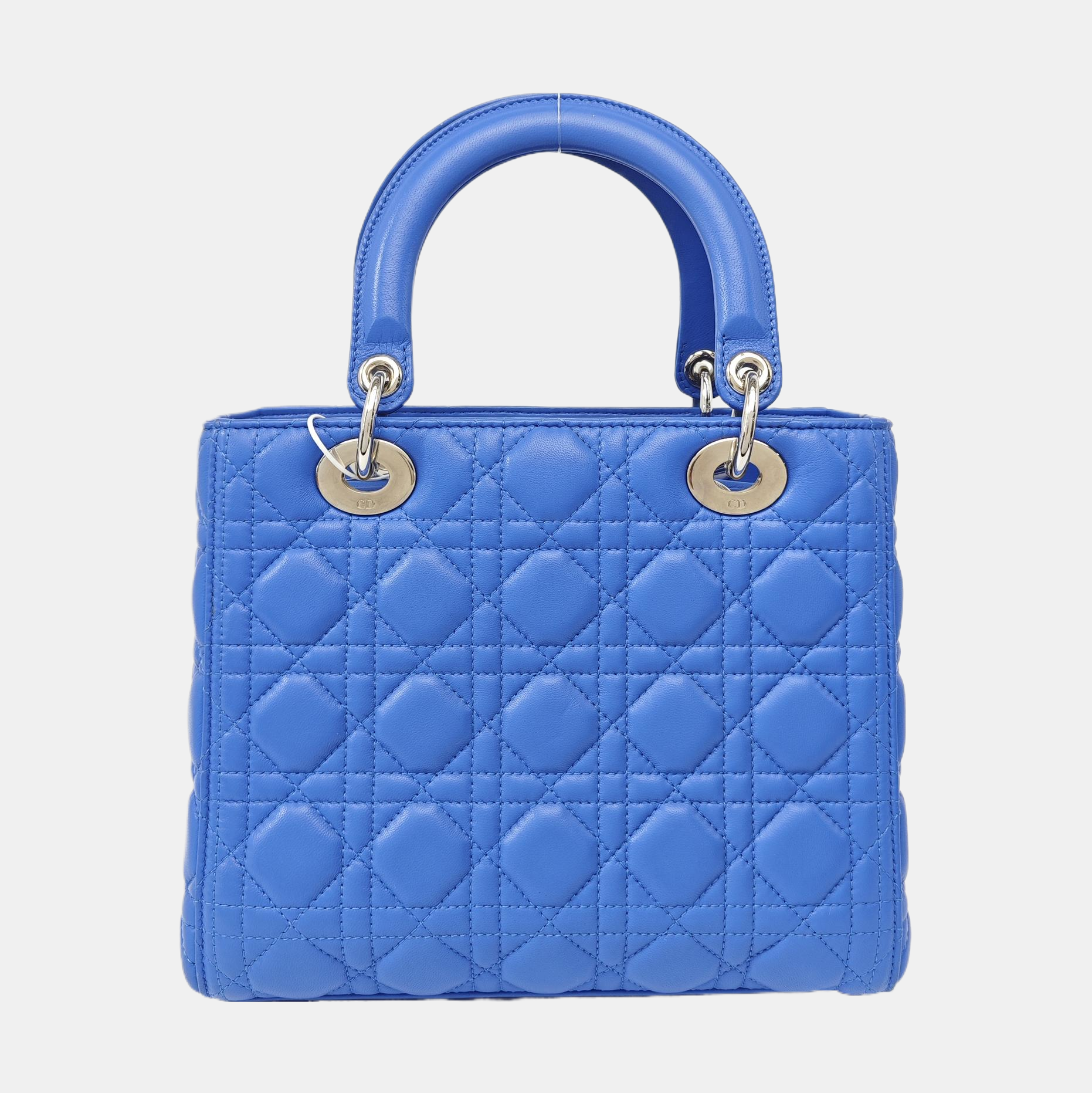 Lady Dior Medium Cannage Lambskin Blue