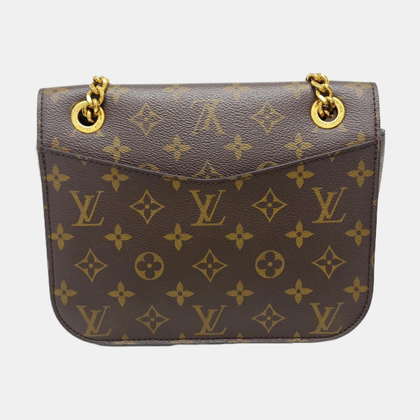 PASSY Monogram Coated Canvas Brown