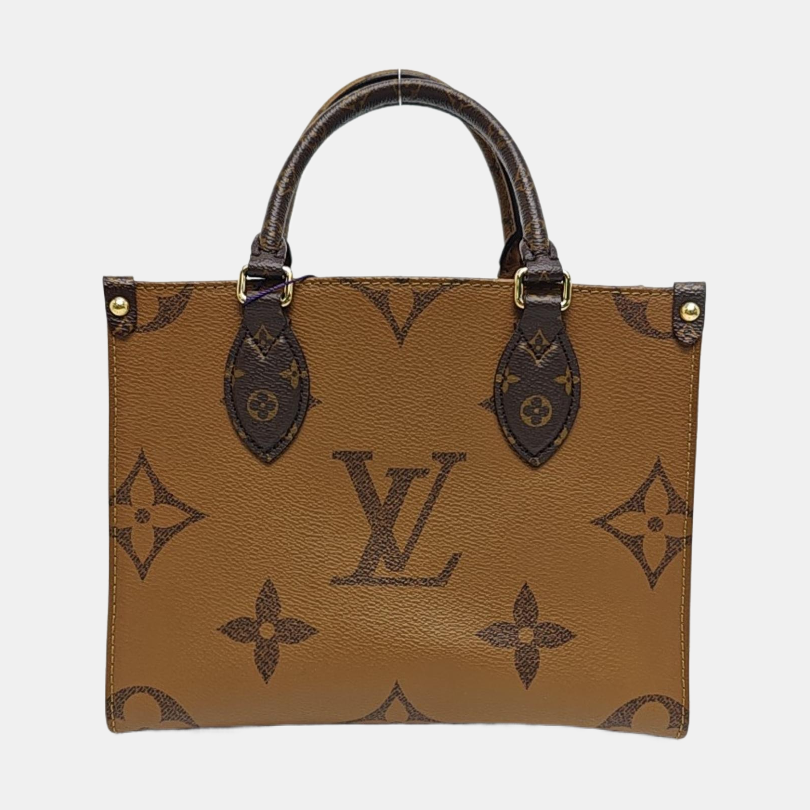 ONTHEGO PM Monogram Coated Canvas Brown