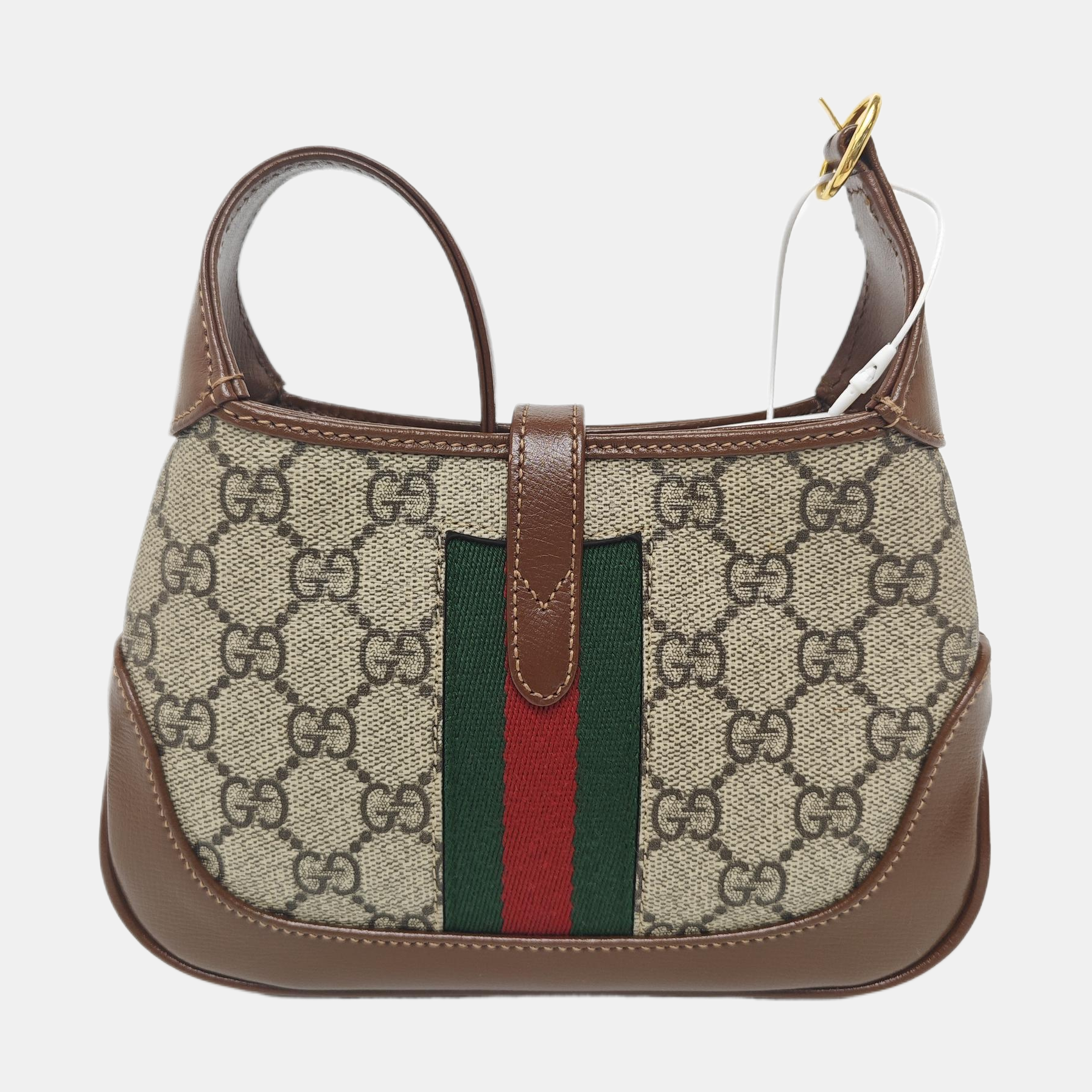 Jackie 1961 Mini Monogram Coated Canvas Beige