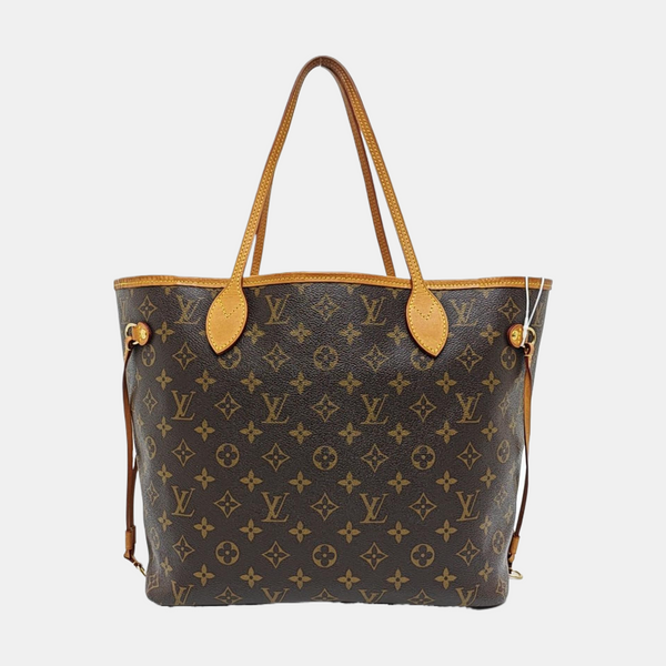 NEVERFULL MM Monogram Coated Canvas Brown