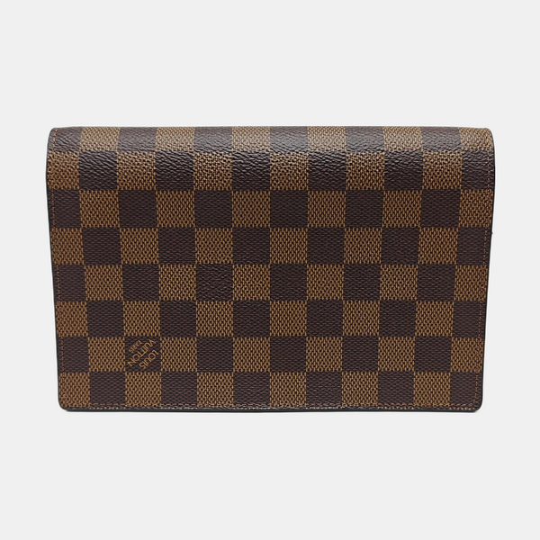 VAVIN Damier Ebene Coated Canvas Brown