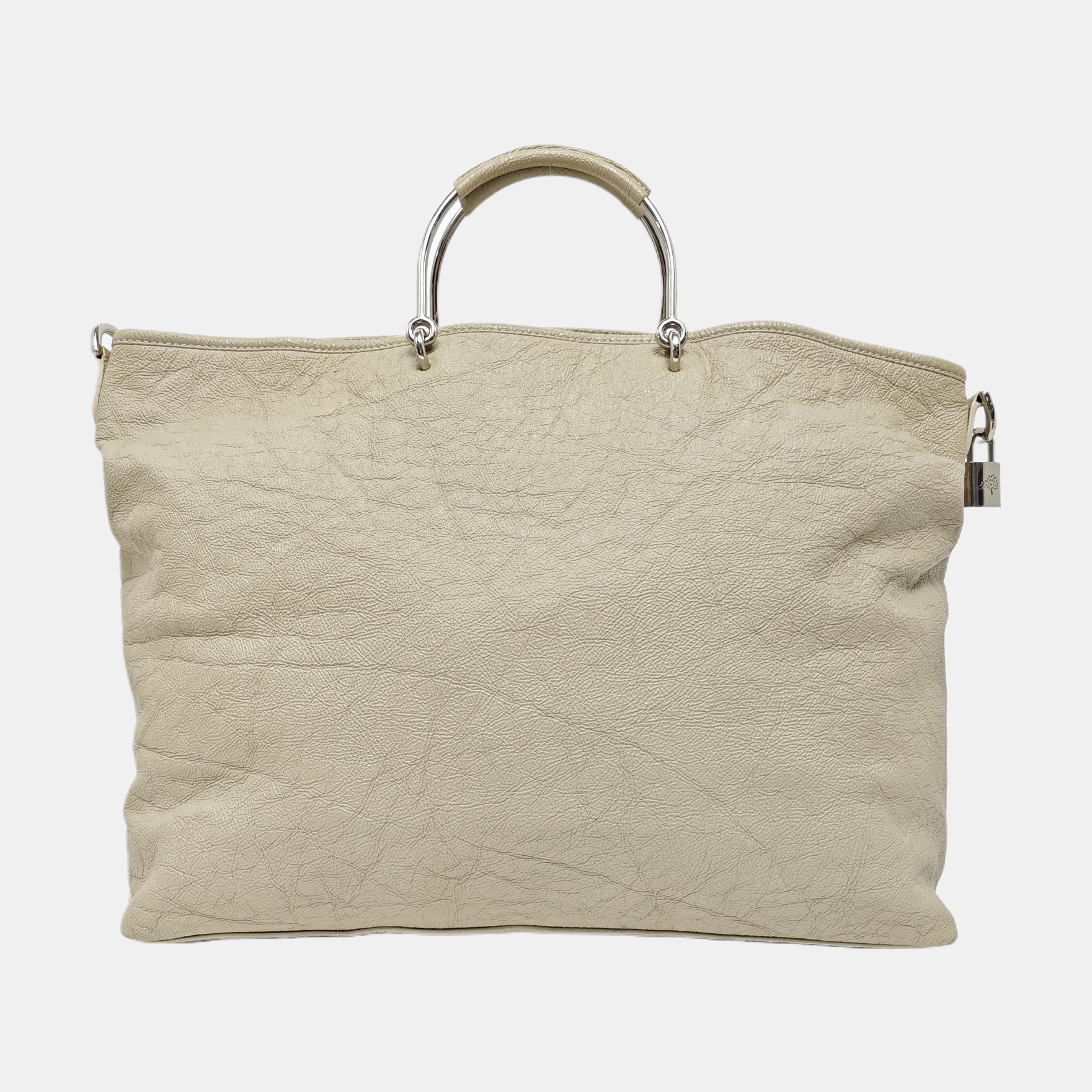 Calfskin Shoulder Bag Gray