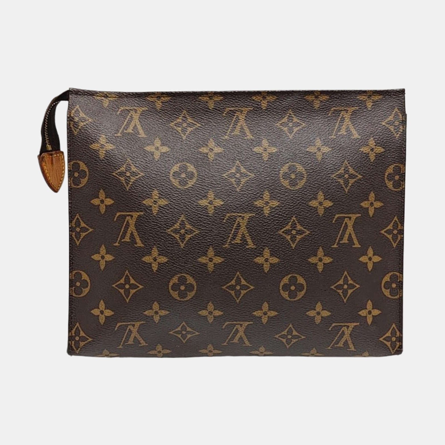 TOILET POCKET 26 Monogram Coated Canvas Brown