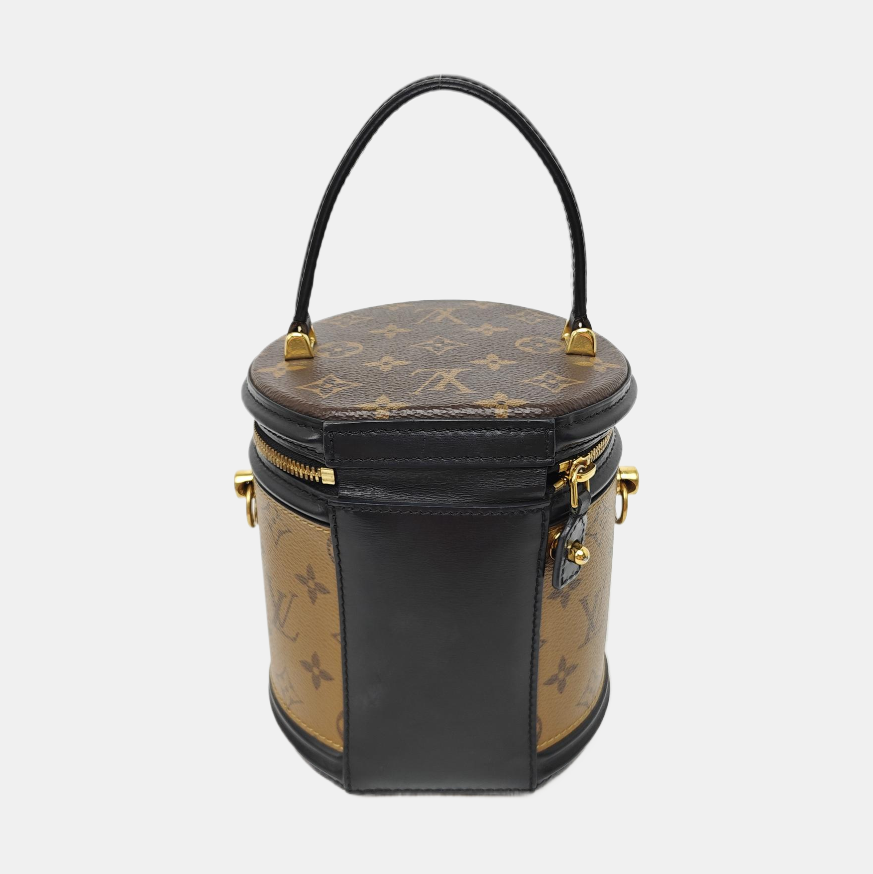 CANNES PM Monogram Coated Canvas Brown
