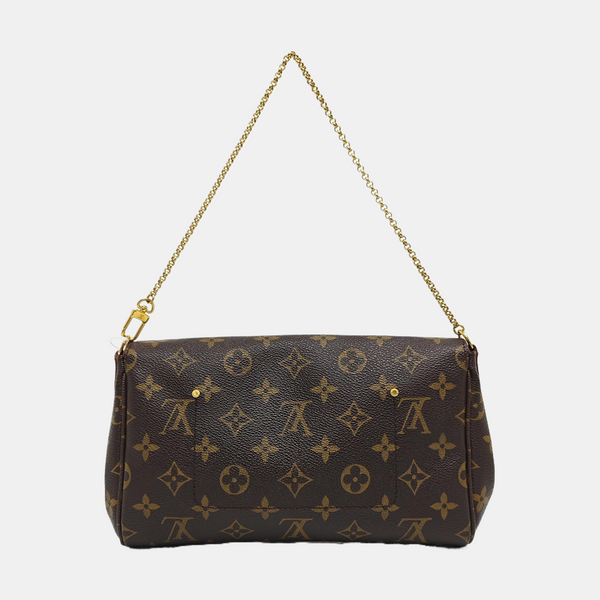 FAVORITE MM Monogram Coated Canvas Brown
